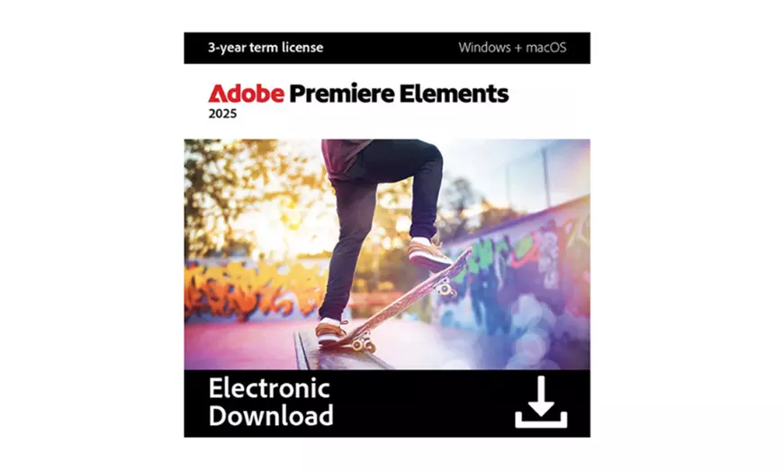 Image 2: Adobe Photoshop Elements ou Premiere Elements 2025 pour Mac et Windows