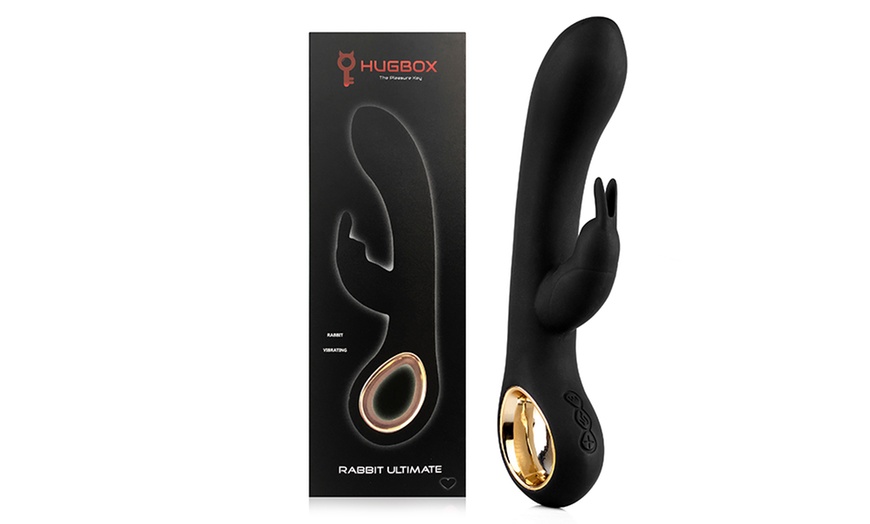Image 4: Sextoy - Juguete sexual: Vibrador conejito HUGBOX, 10 programas, 5 velocidades