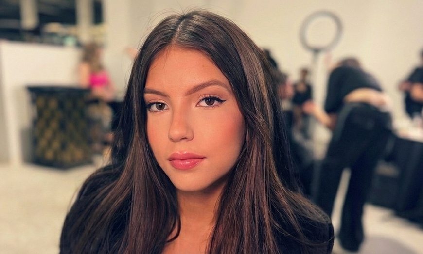 Image 3: Transform Your Look with Blowout and Makeup Application