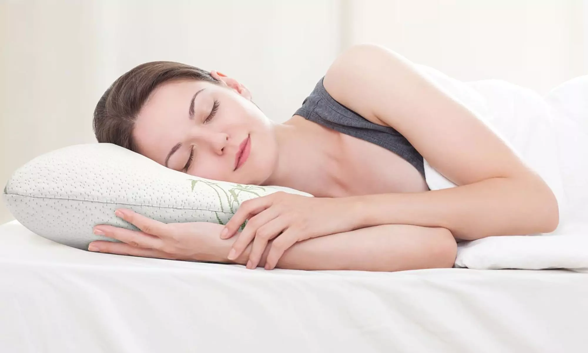 Oreillers ''Bamboo'' à mémoire de forme, charbon actif de bambou, déhoussable et lavable, autoventilé. Sampur - Primary Image