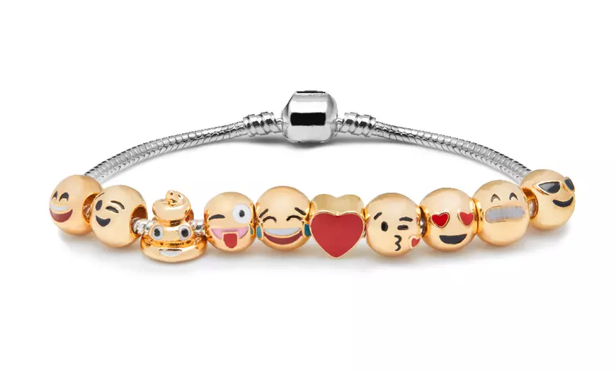 Image 5: Bracelet Emoji plaqué or 18 carats