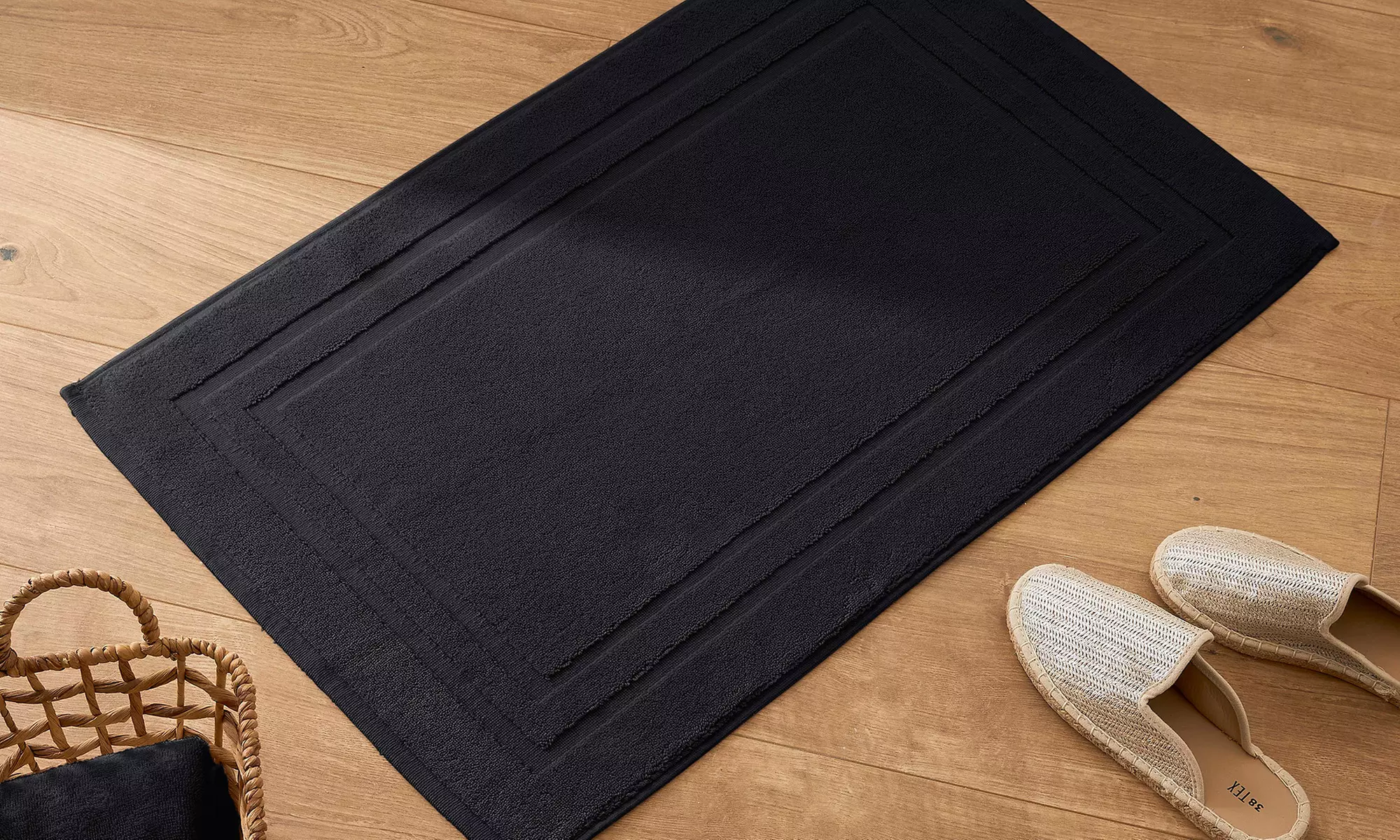 Tapis de bain en coton