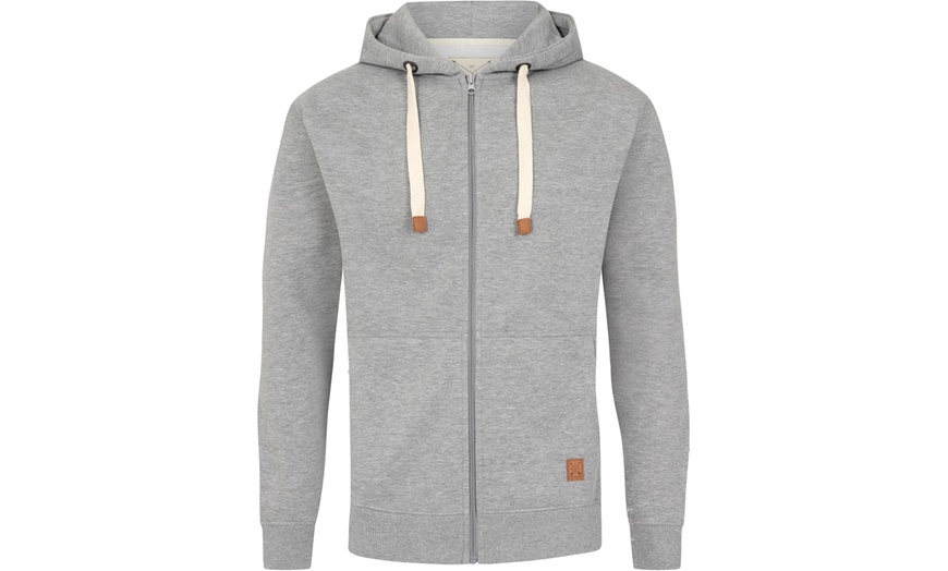 Image 8: Blu Apparel Men's Jenson Full Zip Hoodie