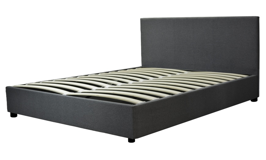 Image 6: Lit coffre Colisée tissu, matelas ''Cosmos'' en option, Sampur