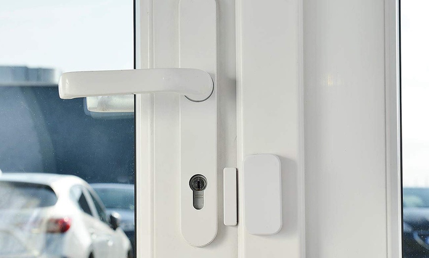 Image 1: Sistema de alarma solar inalámbrico con sirena exterior de VisorTech