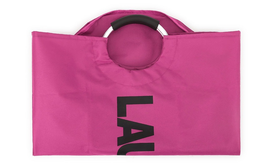 Image 7: 90L Large Laundry Basket Mesh Laundry Wash Bags for Socks Underwear Hosiery Bras