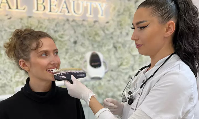Strahlend weiße Zähne: 30 od. 60 Min. Zahn-Bleaching-Paket für 1 Pers.