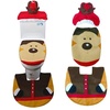 Image 13: 4 Pcs Christmas Toilet Bathroom Decoration Set in 4 Styles 