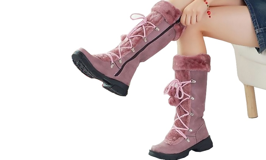 Image 6: Botas de nieve para mujer