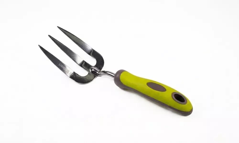 5-Piece Garden Hand Tool Set - Stainless Steel with Soft Grip Handles