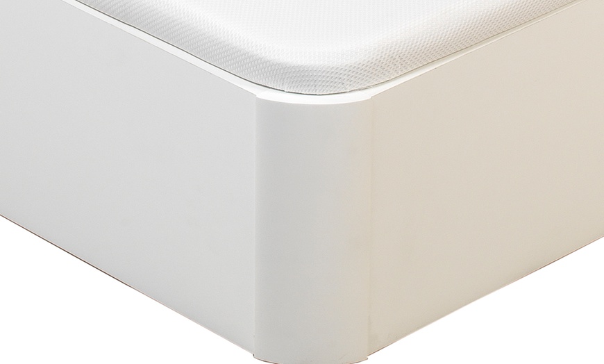 Image 6: Canapé Abatible Altura 32cm Blanco ENVIO, MONTAJE Y RECOGIDA ANTIGUO GRATIS, Gran Capacidad, Madera, Tapa 3D