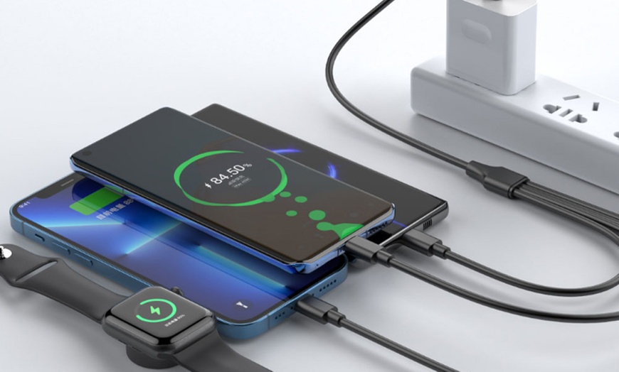 Image 1: Cable trenzado 4 en 1