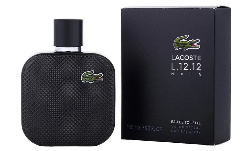 Image 2: Lacoste L.12.12 Noir Eau de Toilette Spray for Men 3.3 fl. oz.