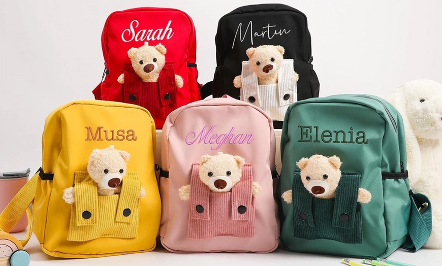 Image 6: Custom Embroidery Backpack