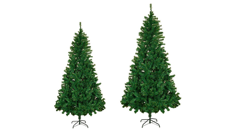 Image 2: Alivio Natural Looking Artificial Christmas Tree With Metal Stand 