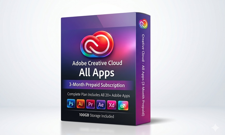 Image 3: Adobe Creative Cloud All Apps Subscriptions - 1 Month or 3 Months