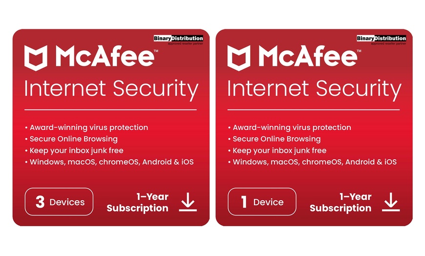 Image 1: McAfee Internet Security 2025 for 1 or 2 Years(Up to 81%Off)