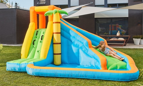 Home Deluxe parc aquatique gonflable avec toboggan de 400 x 300 cm