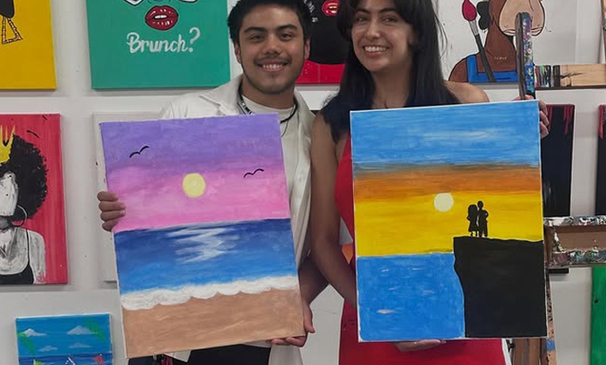 Image 9: Paint & Sip Experiences at LA's Celebrity Creative Hub