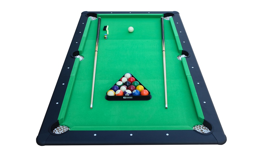 Image 5: Billard modulable 3 panneaux avec accessoires inclus