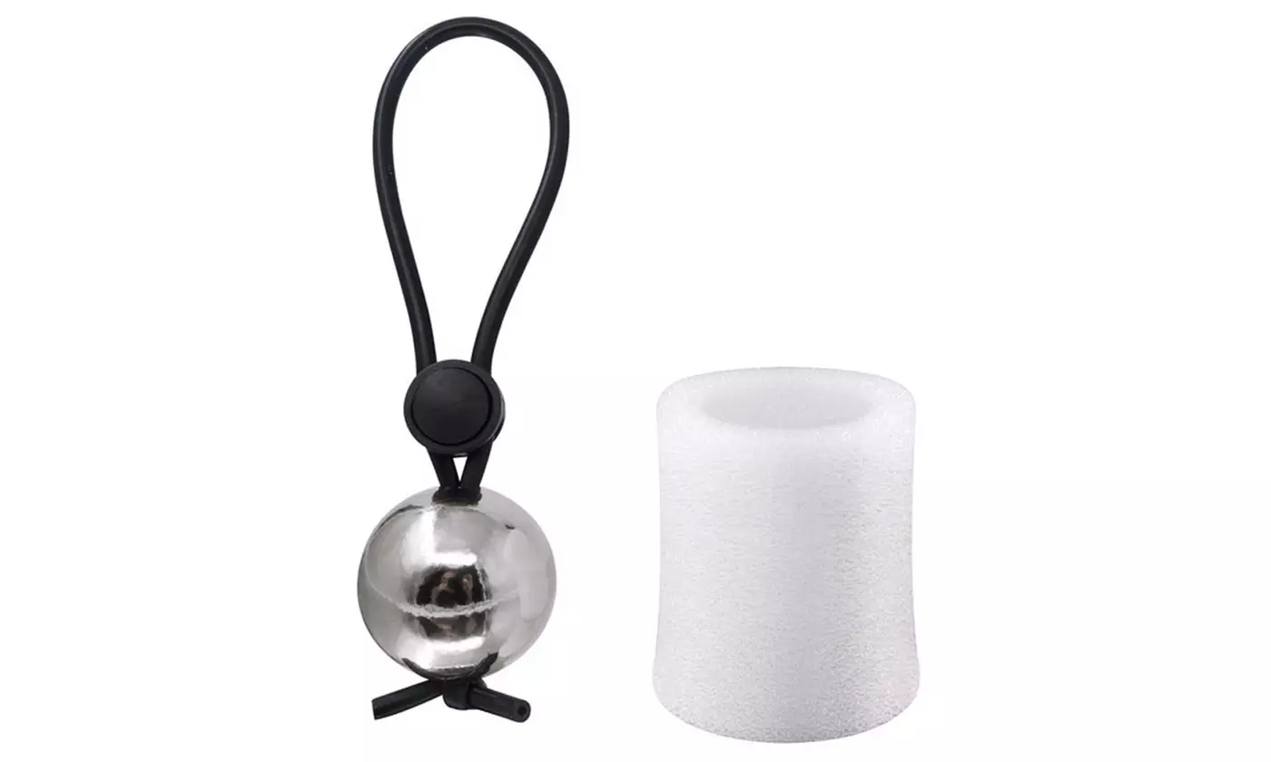 Silicone Ball Penis Extender Enlarger Stretcher Strap Ball Weight Ring