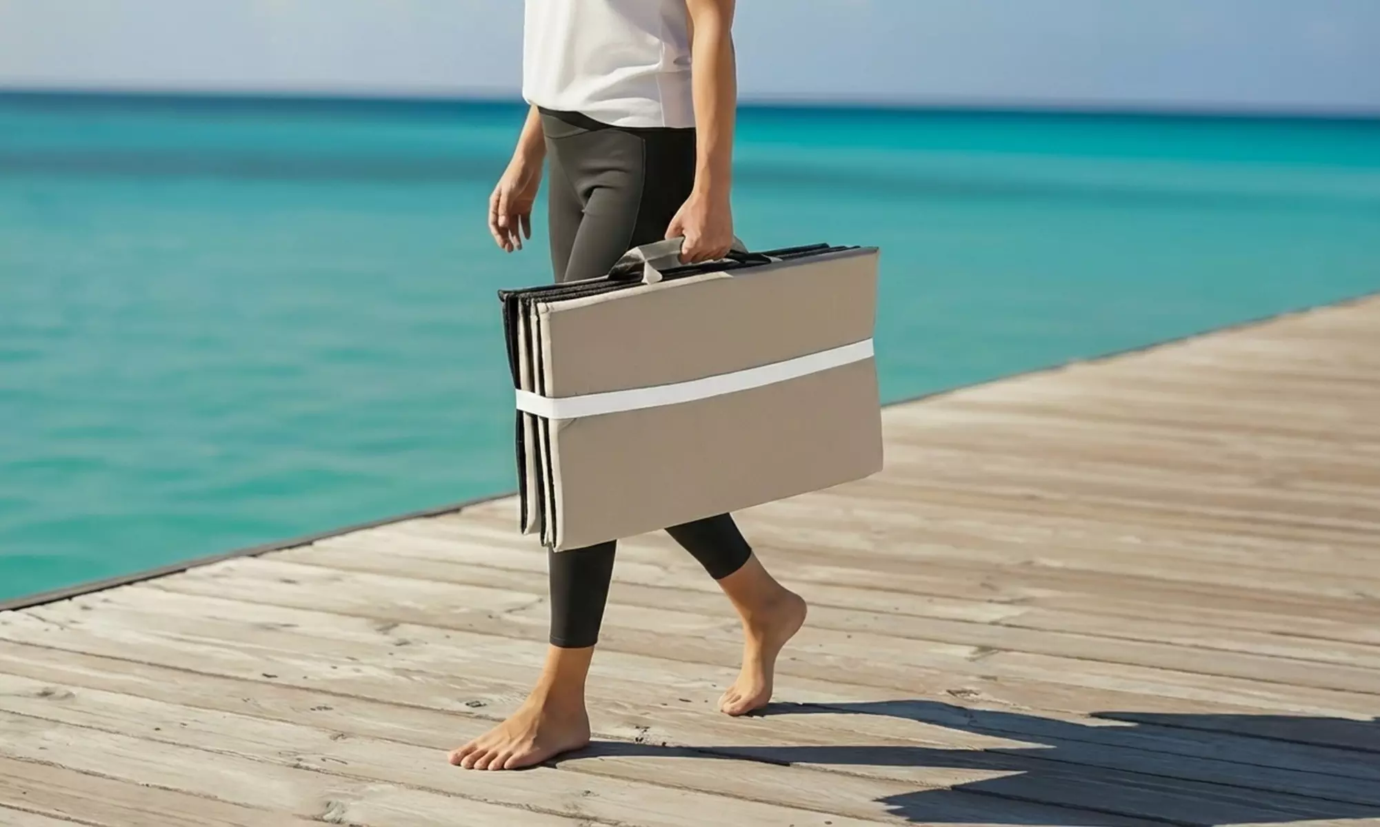 Faltbare Auflage für Sonnenliege