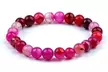 1 ou 2 bracelets en agate rose - Image 2