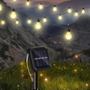 Image 3: Cadena de luces solares para exteriores