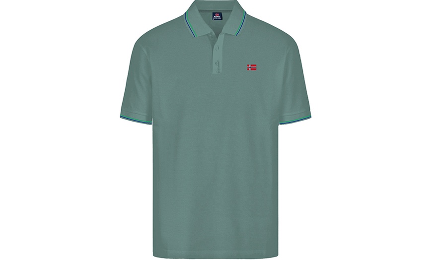 Image 10: 3er-Set Norway Baumwoll-Polos für Herren