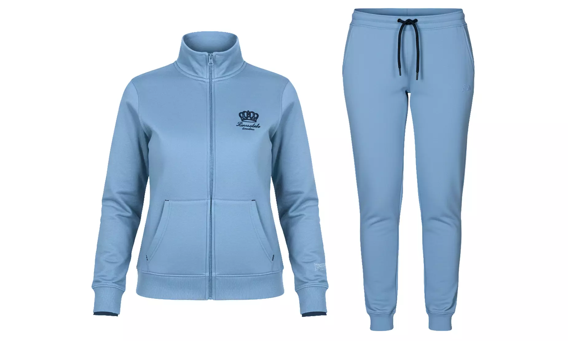 Tuta Lonsdale donna in cotone felpato