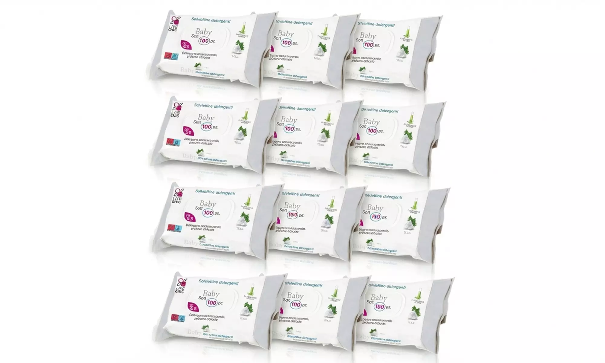 12 confezioni di salviette Life Chic Baby