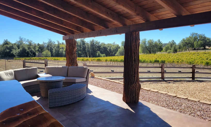 Image 1: Wine Tasting with Optional Guided Winery Tour/Tutorial for Two or Four