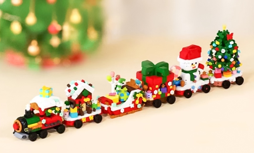 Image 3: Set di blocchi di costruzione natalizi