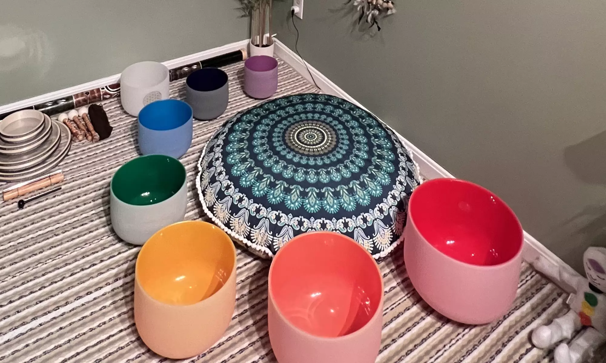60, 90 Min Sound Bath, Chakra Alignment/ Solfeggio Tuning Fork Session