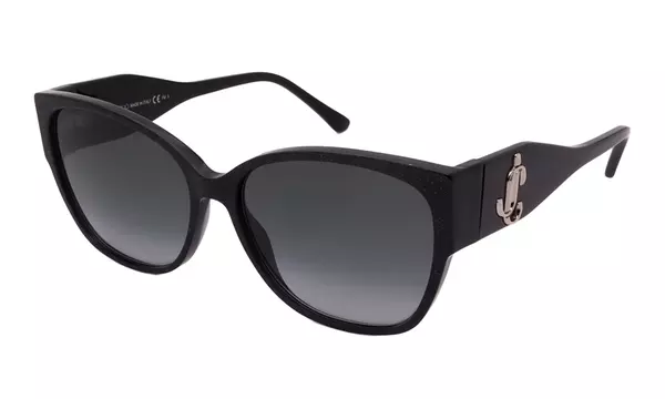 Jimmy Choo SHAY/S DXF Black Sunglasses