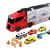 Image 2: CR1 Transporter Truck Carrycase Play Set with Toy Vehicles and Map