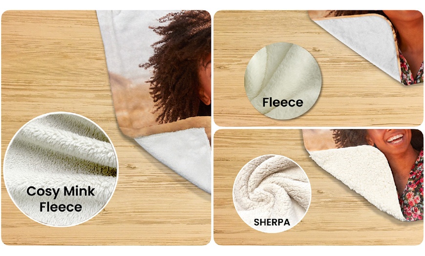 Image 8: Create a Cozy Keepsake with Choice of Personalised Blankets