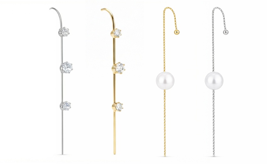 Image 8: Single Threader Earring