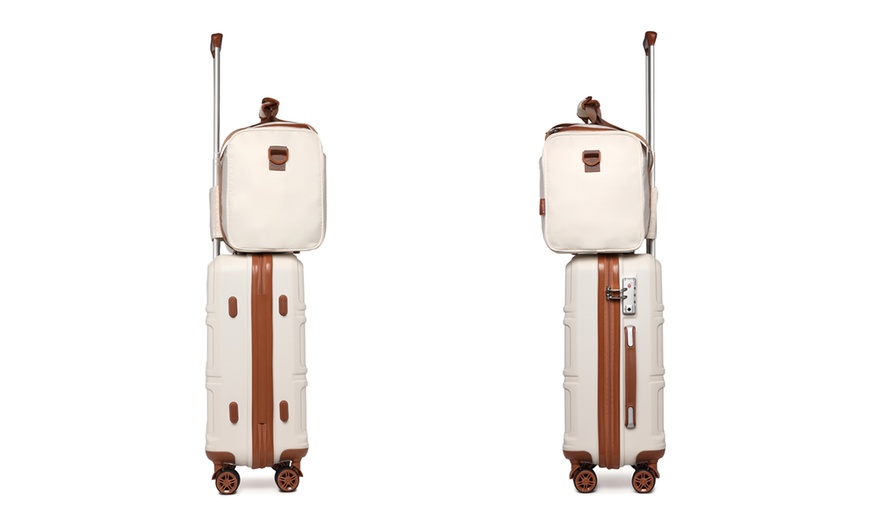 Image 6: Set van een harde koffer en bijpassende zachte cabin bag