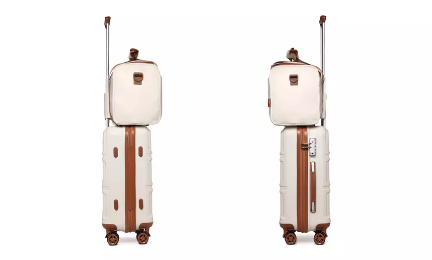 Image 4: Set van een harde koffer en bijpassende zachte cabin bag