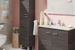 Muebles de baño Aktiva con columna y mueble con espejo y lavabo - Second Medium