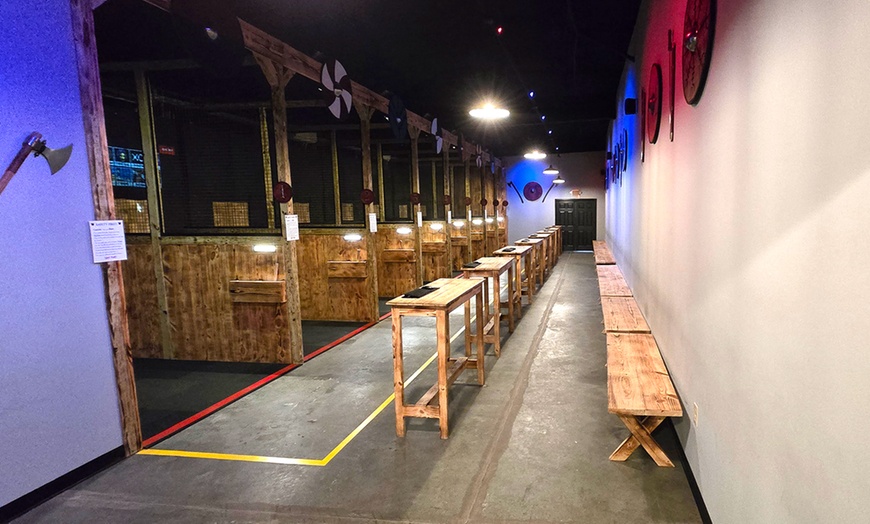 Image 4: Axe Throwing Fun: 1-Hour for 2 or 2-Hours for 4 in a Private Lane