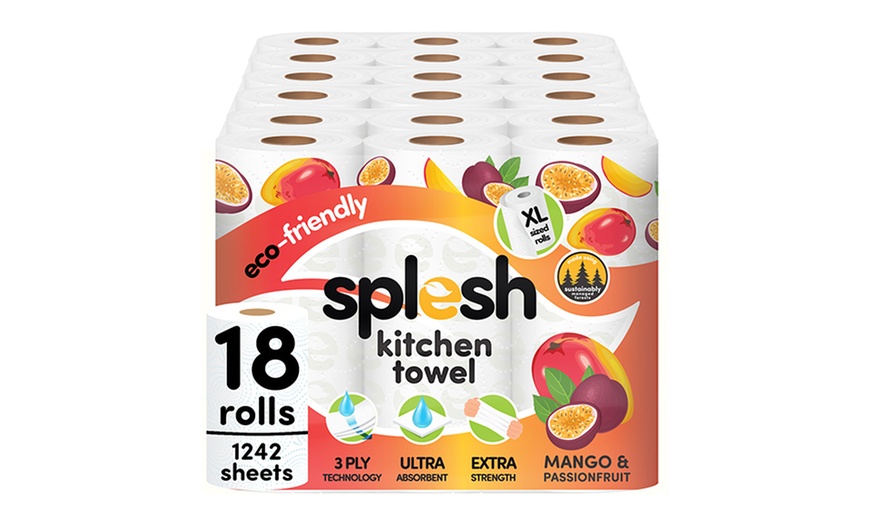 Image 3: 18 Rolls of Splesh Mango and Passionfruit Kitchen Towel