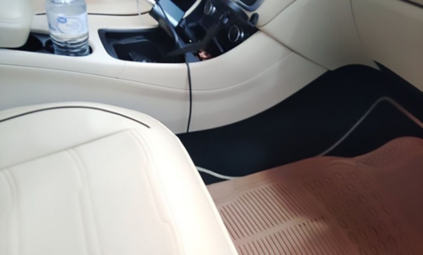 Image 9: Interior Steam Clean & Exterior Hand Wax Detail for Car/Sedan and More