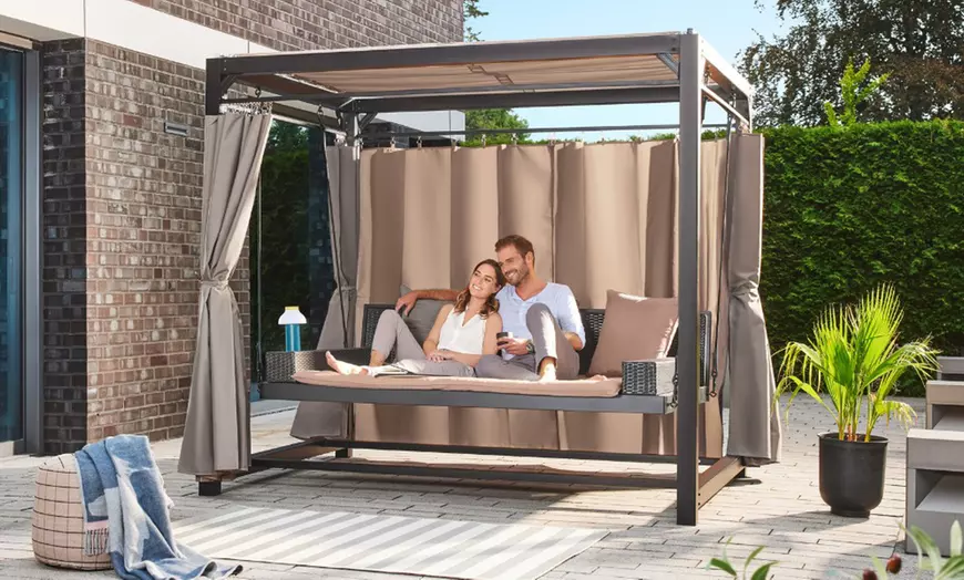 Image 5: Sillón colgante exterior elegante y moderno de Home Deluxe