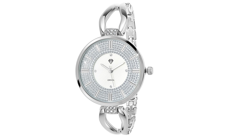 Image 2: Orologio da donna con cristalli scintillanti SC Crystal
