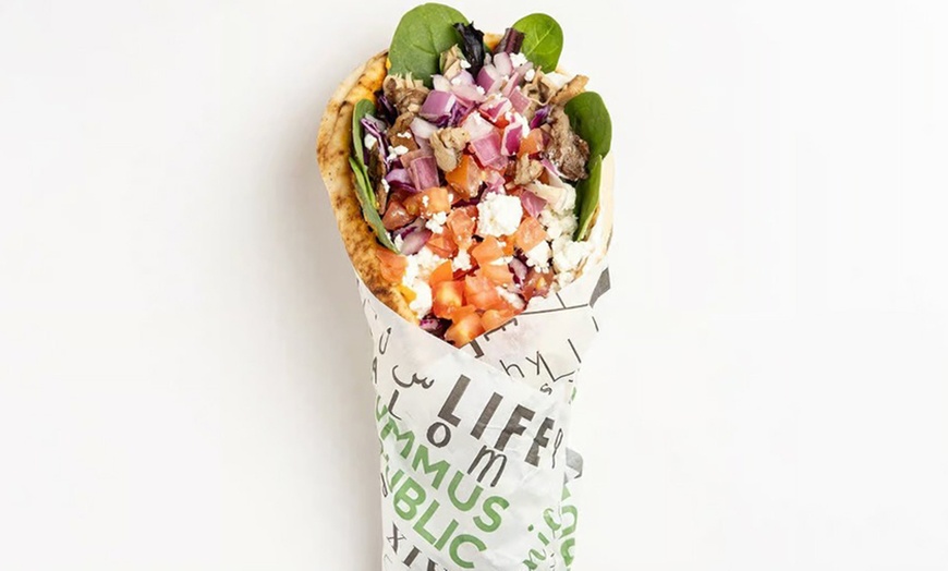 Image 6: Build Your Own Bowl, Wrap or Pita at Hummus Republic Paramus 