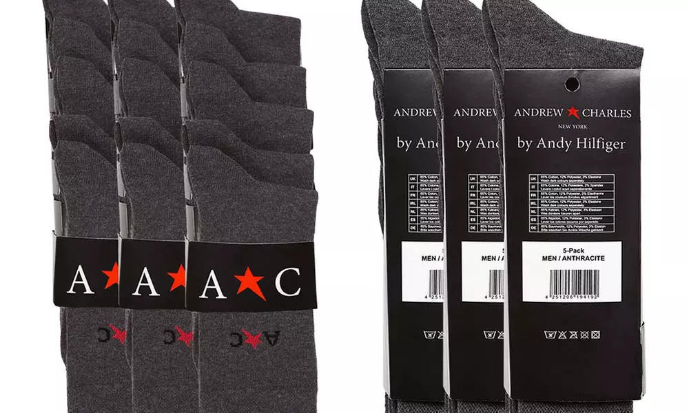 Pack de 15 Chaussettes de la marque Andy Hilfiger pour Hommes - Second Medium