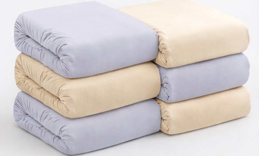 Image 4: Drap-housse microfibre pour lit une place  