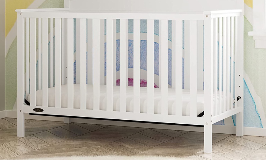 Image 1: Kisaa Living Quilted Waterproof Cot Foam Mattress/ Cotbed Various Size